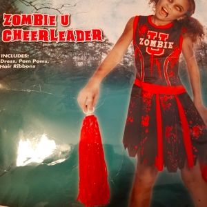 Zombie cheerleader Halloween costume